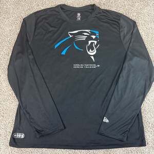 Carolina Panthers Combine Training Long Sleeve Shirt XXL NFL New Era EUC